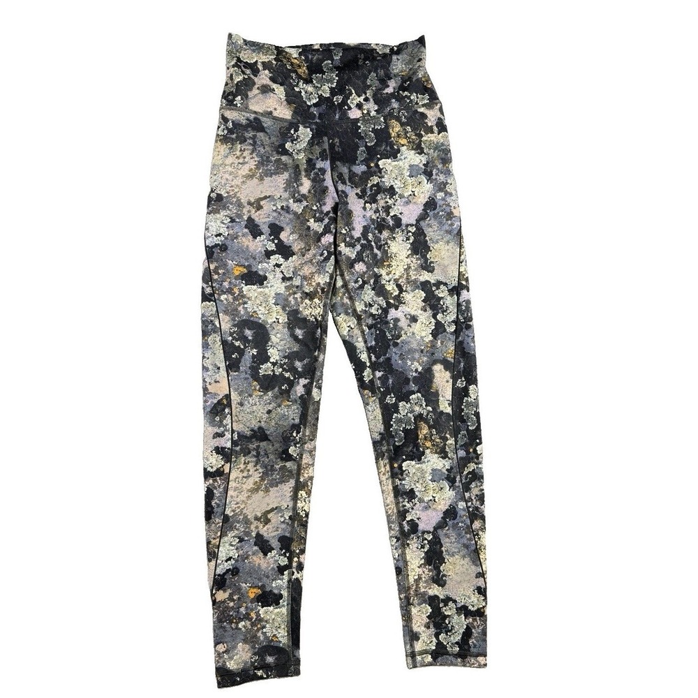 Adidas Studio All Over Print High Rise 7/8 Tight Leggings Sz Sm Athleisure